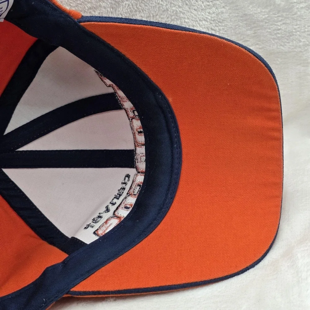 Denver Broncos Hat Cap Strap Back Mens One Size‎ Orange Blue NFL Football Reebok